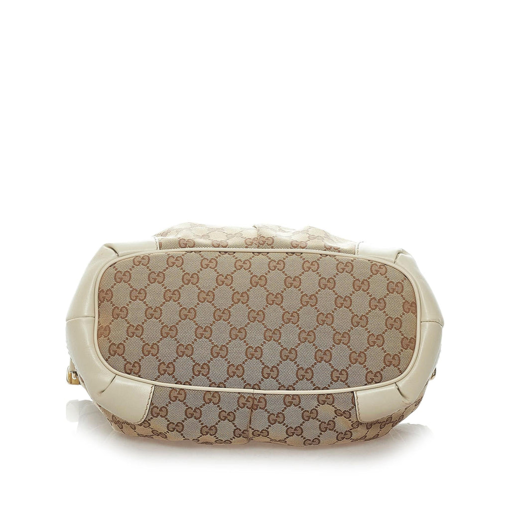 Gucci Gucci Canvas Sukey Satchel (SHG-33280)