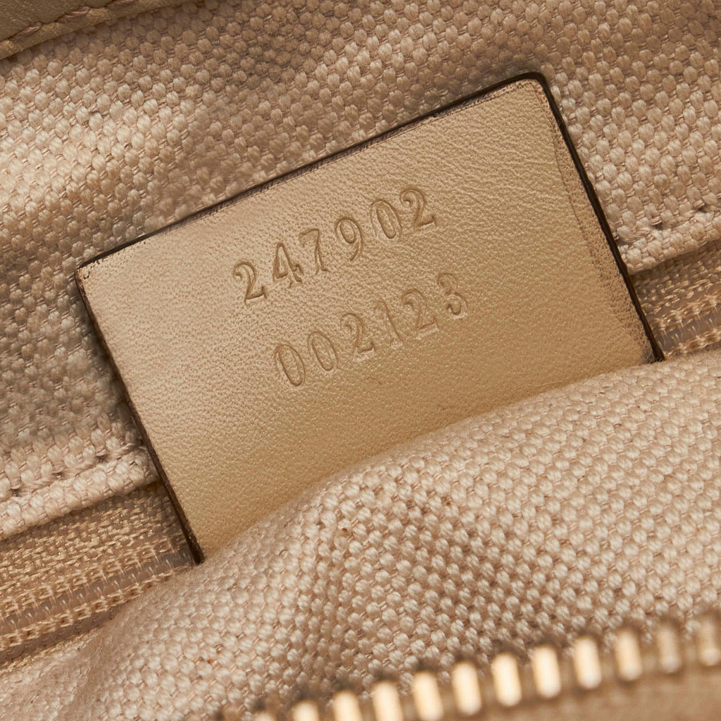 Gucci Gucci Canvas Sukey Satchel (SHG-33280)