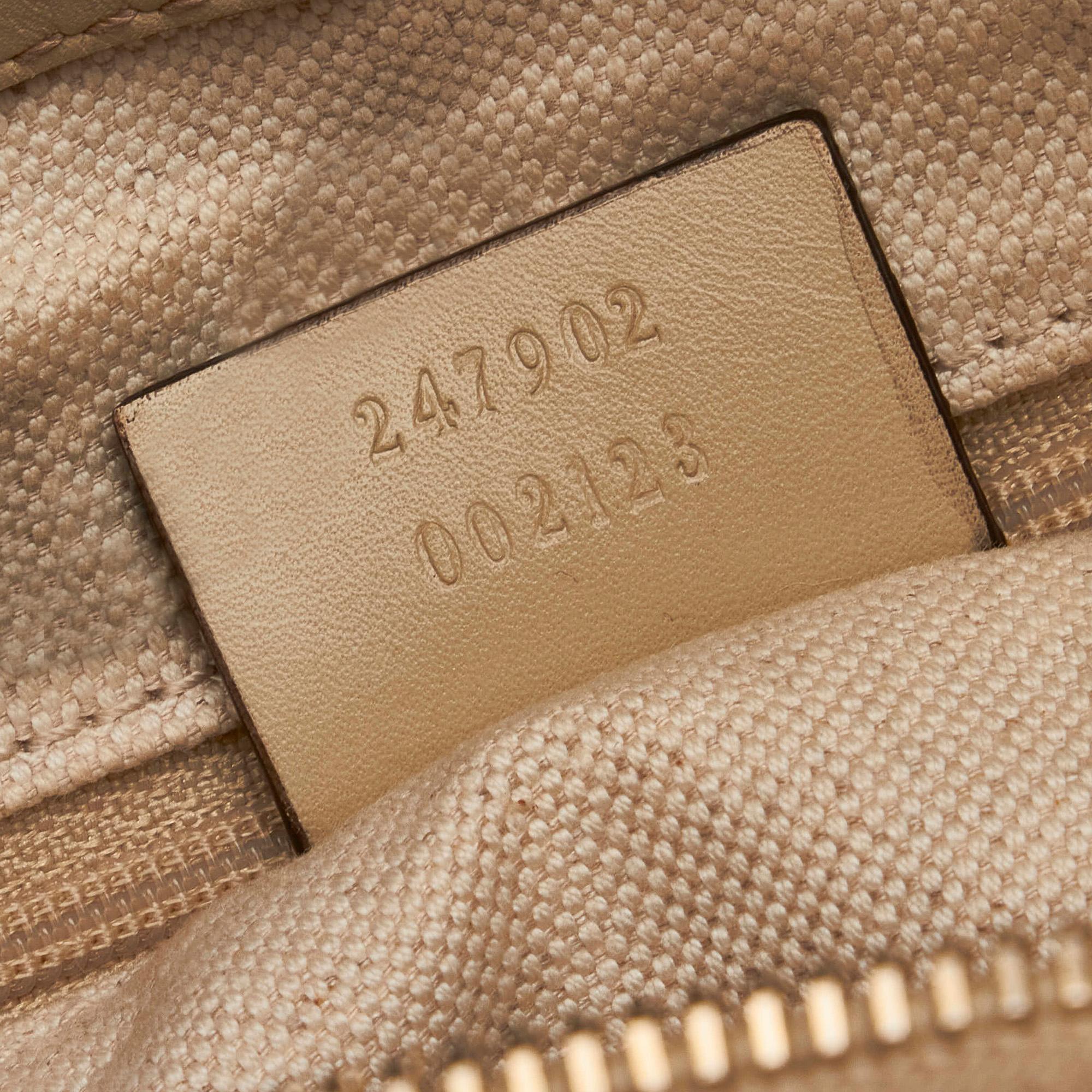 Gucci Gucci Canvas Sukey Satchel (SHG-33280)
