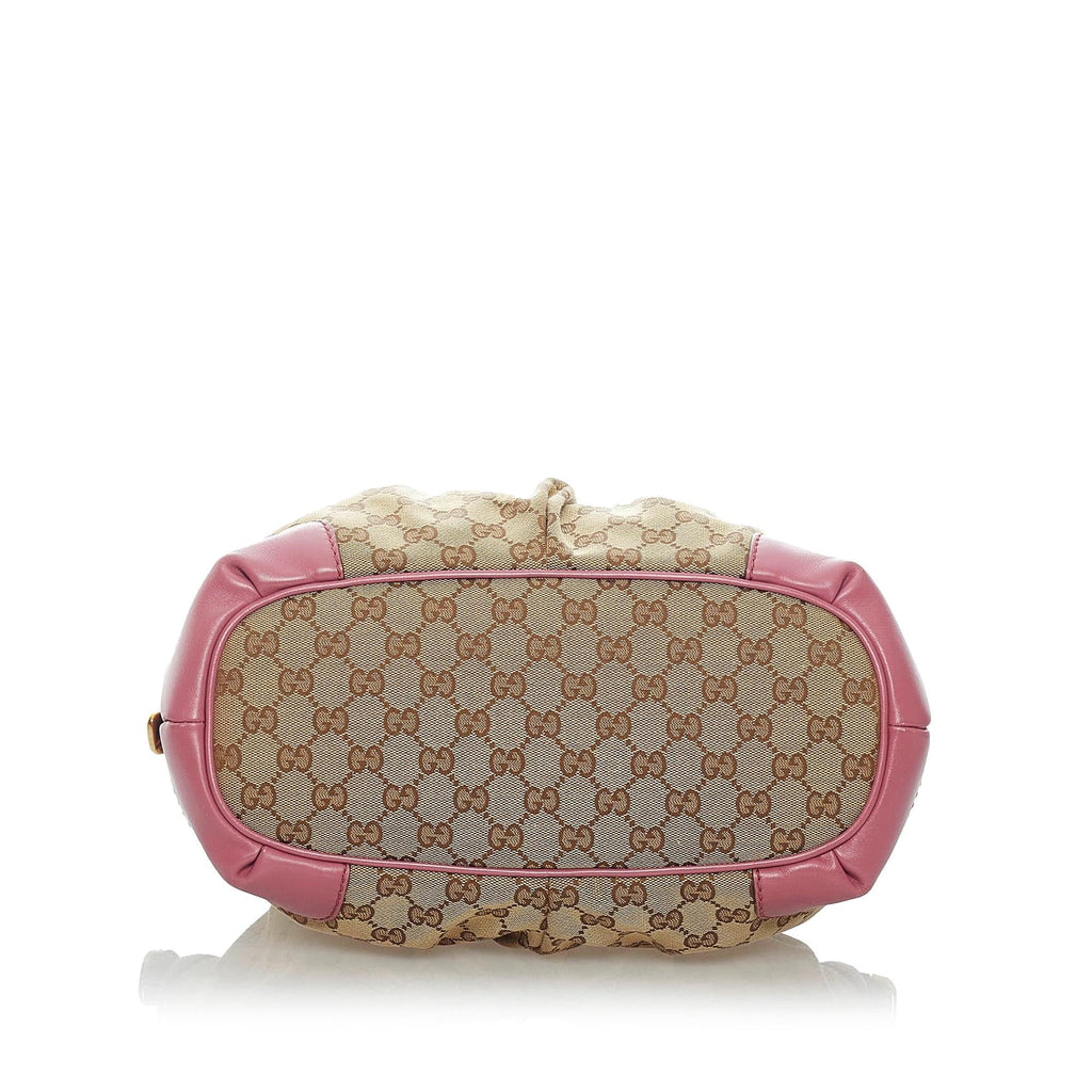 Gucci Gucci Canvas Sukey Satchel (SHG-33524)