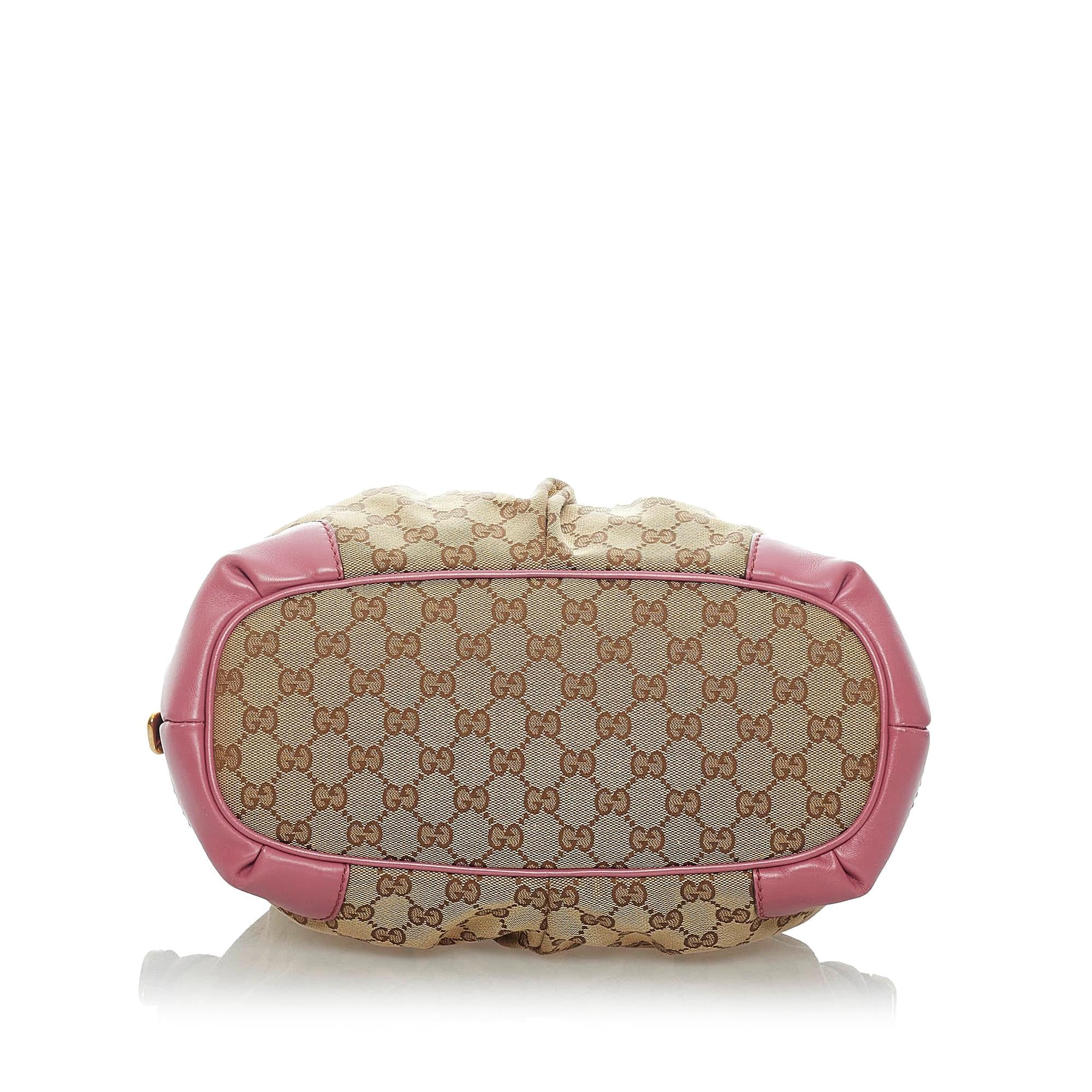 Gucci Gucci Canvas Sukey Satchel (SHG-33524)