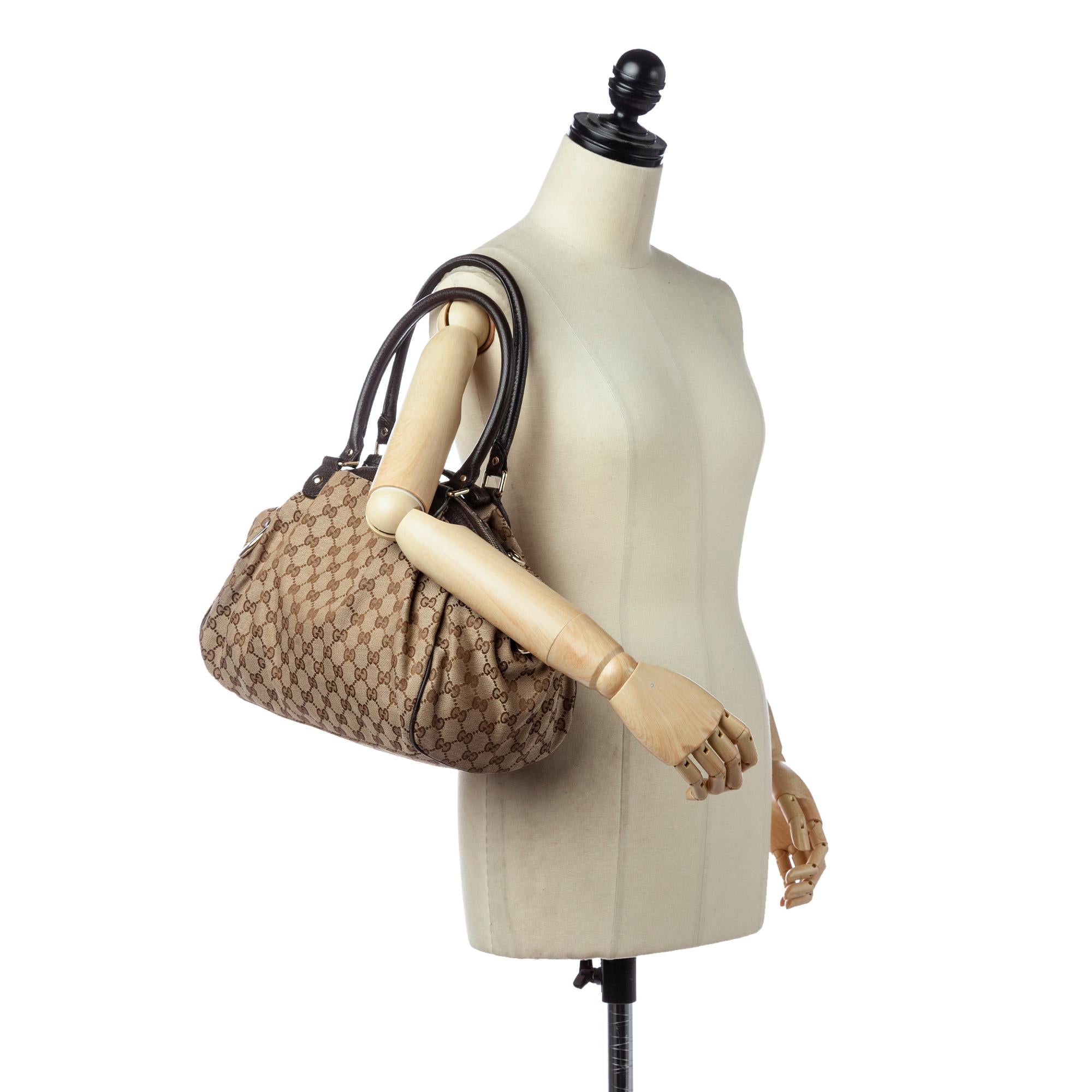 Gucci GG Canvas Sukey Satchel (SHG-37363)