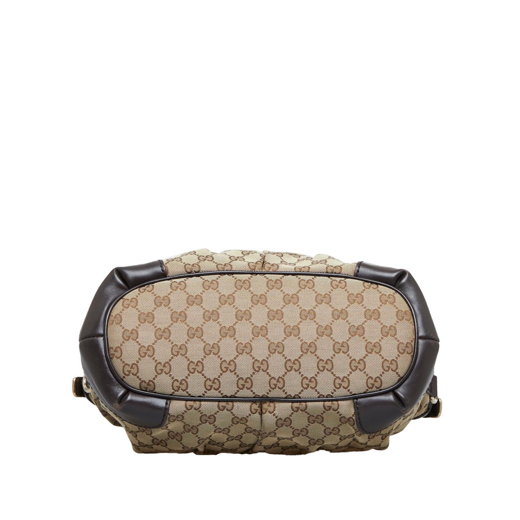 Gucci GG Canvas Sukey Satchel (SHG-O2Zpoa)