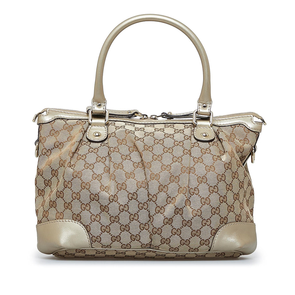 Gucci GG Canvas Sukey Satchel (SHG-Qp9hPO)