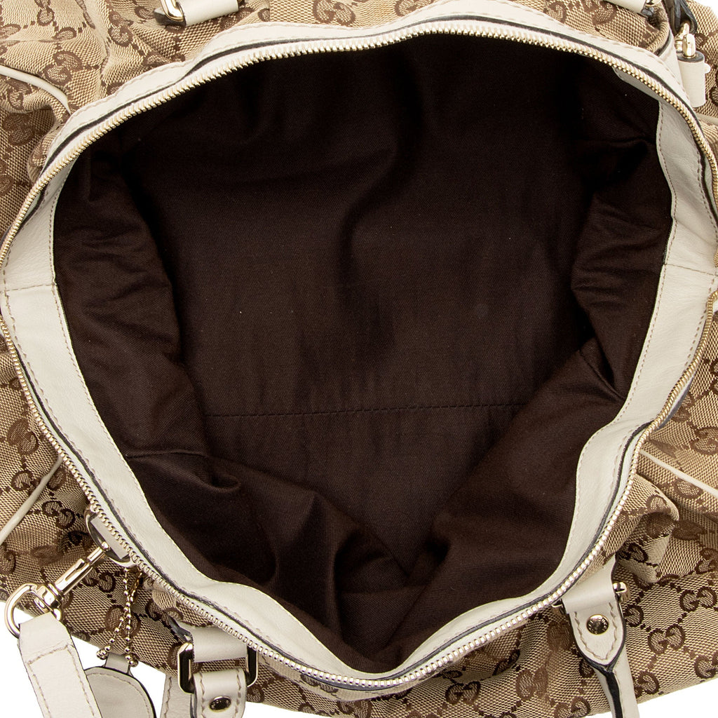 Gucci GG Canvas Sukey Satchel (SHF-sAq51n)