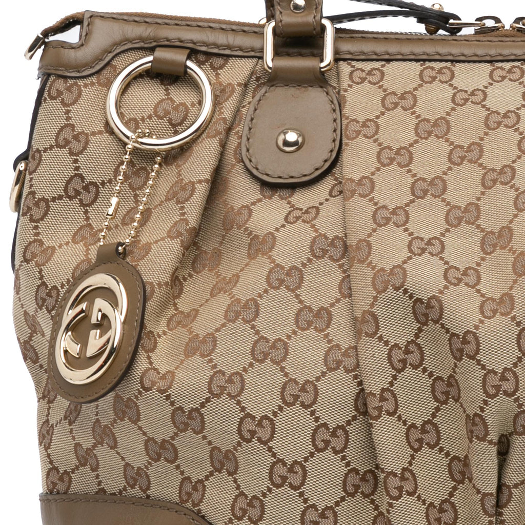 Gucci GG Canvas Sukey Satchel