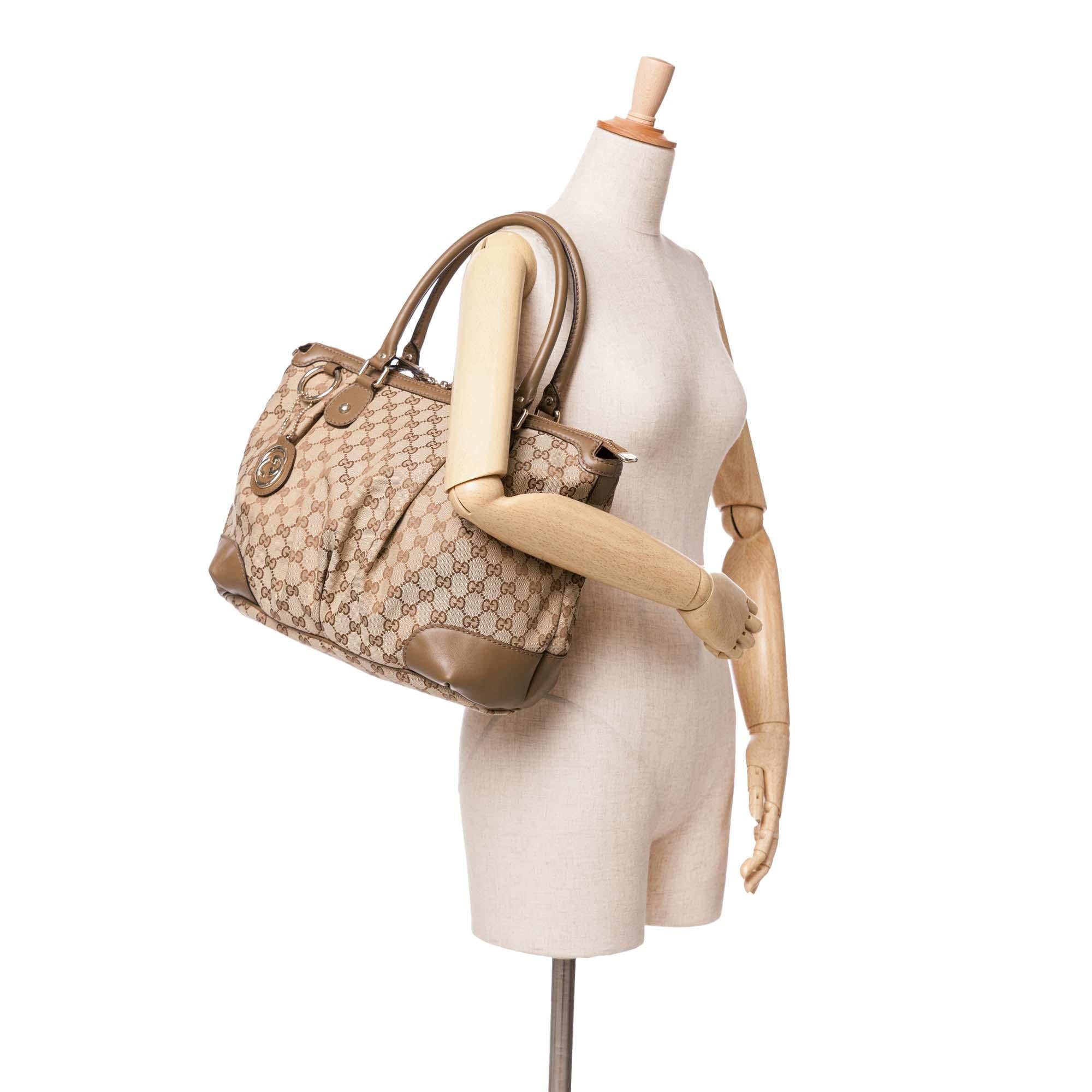 Gucci GG Canvas Sukey Satchel