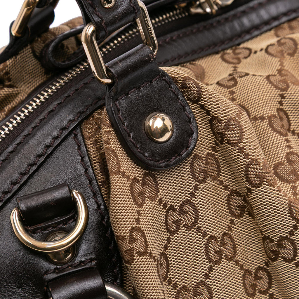 Gucci GG Canvas Sukey Satchel