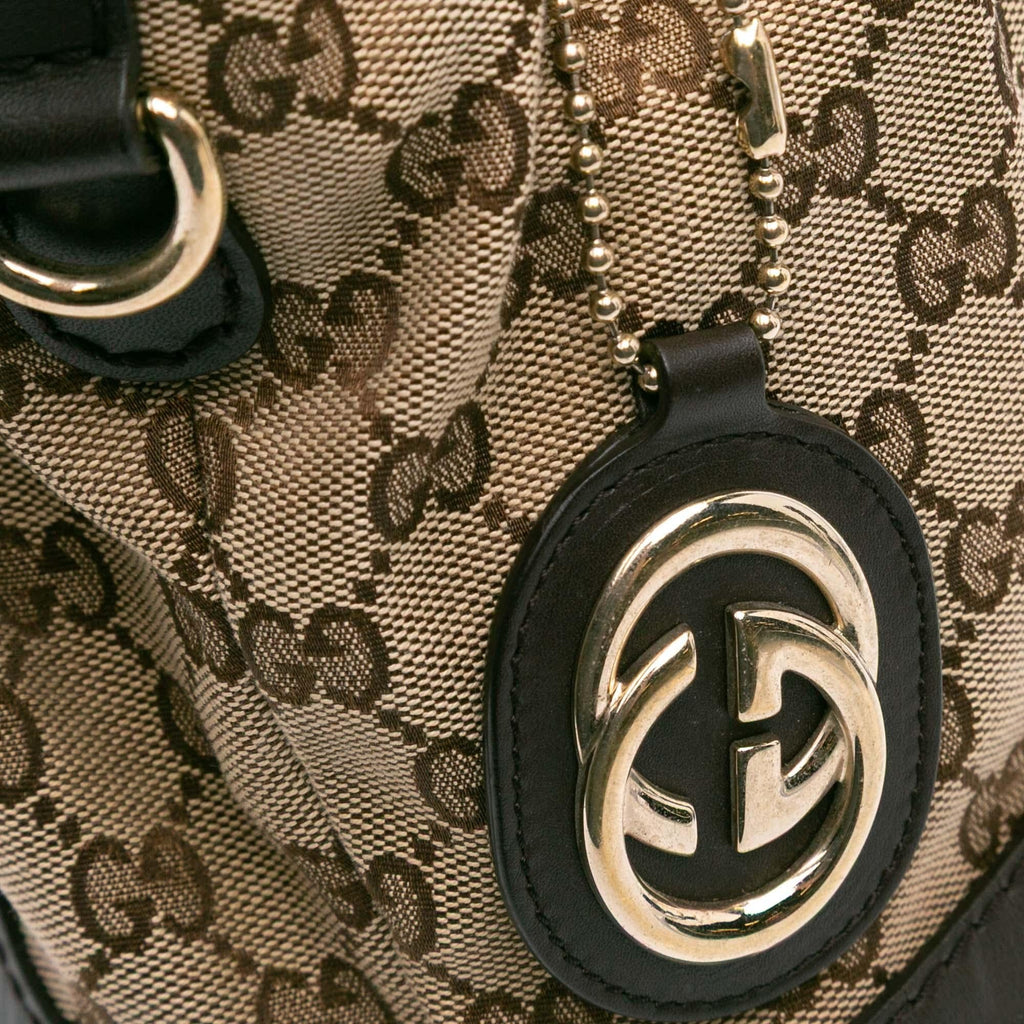 Gucci GG Canvas Sukey Satchel