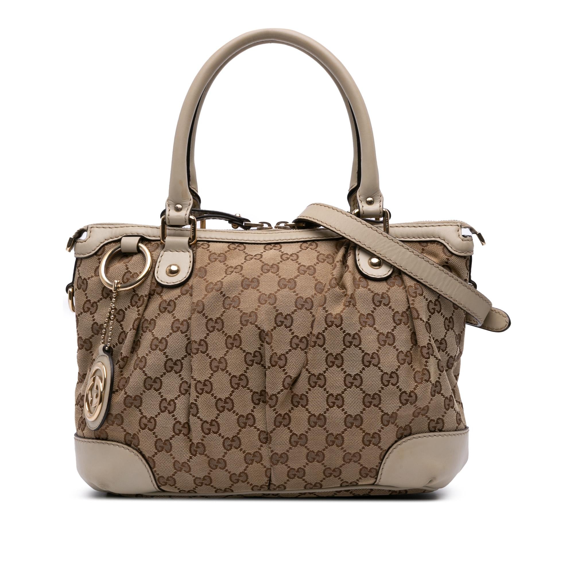Gucci GG Canvas Sukey Satchel