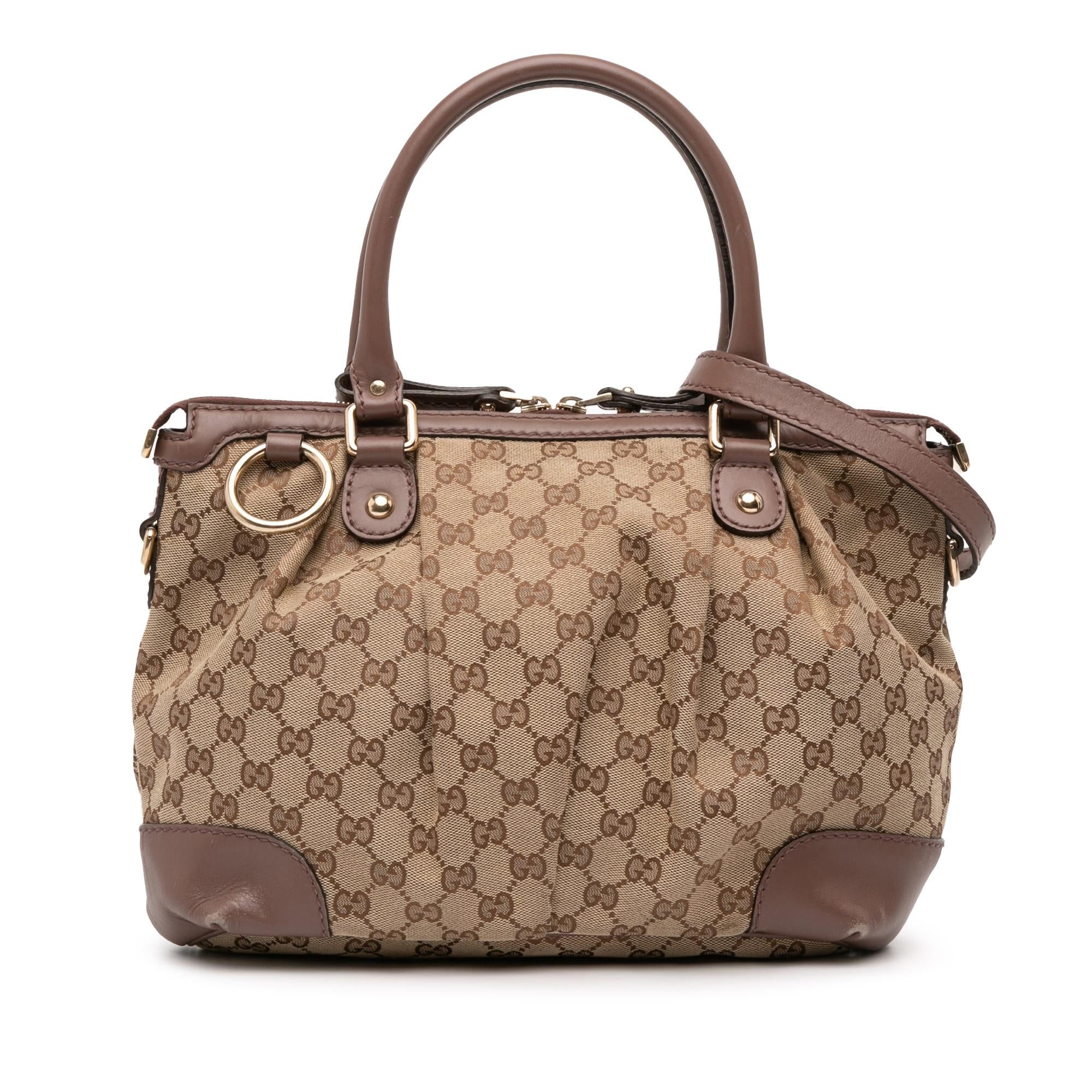 Gucci GG Canvas Sukey Satchel