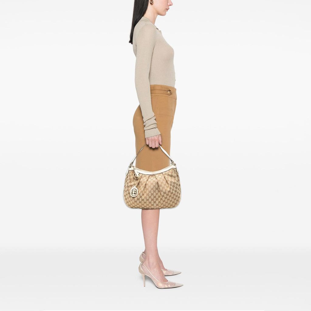 Gucci GG Canvas Sukey Shoulder Bag