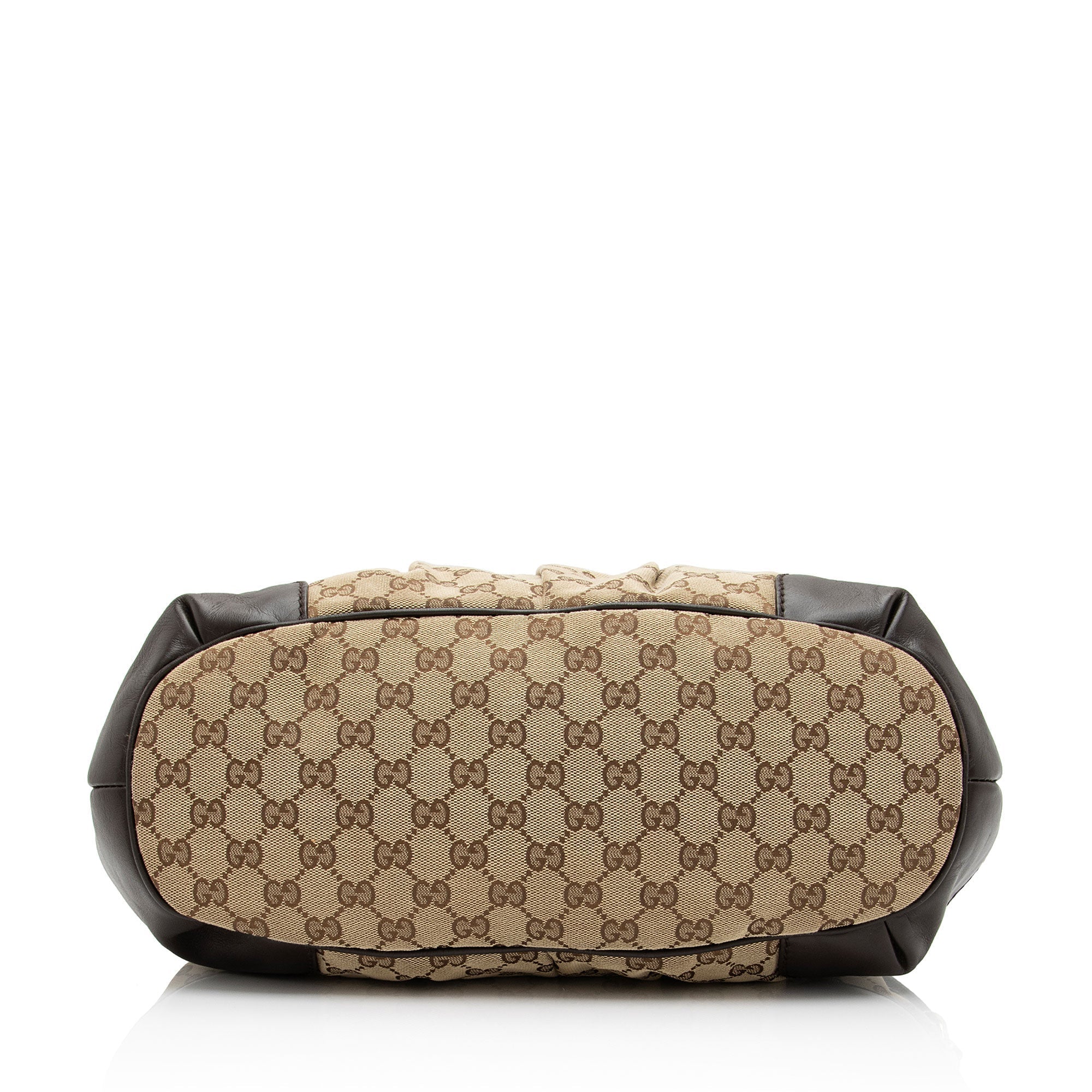 Gucci GG Canvas Sukey Top Handle Large Satchel (SHF-UQfjnb)