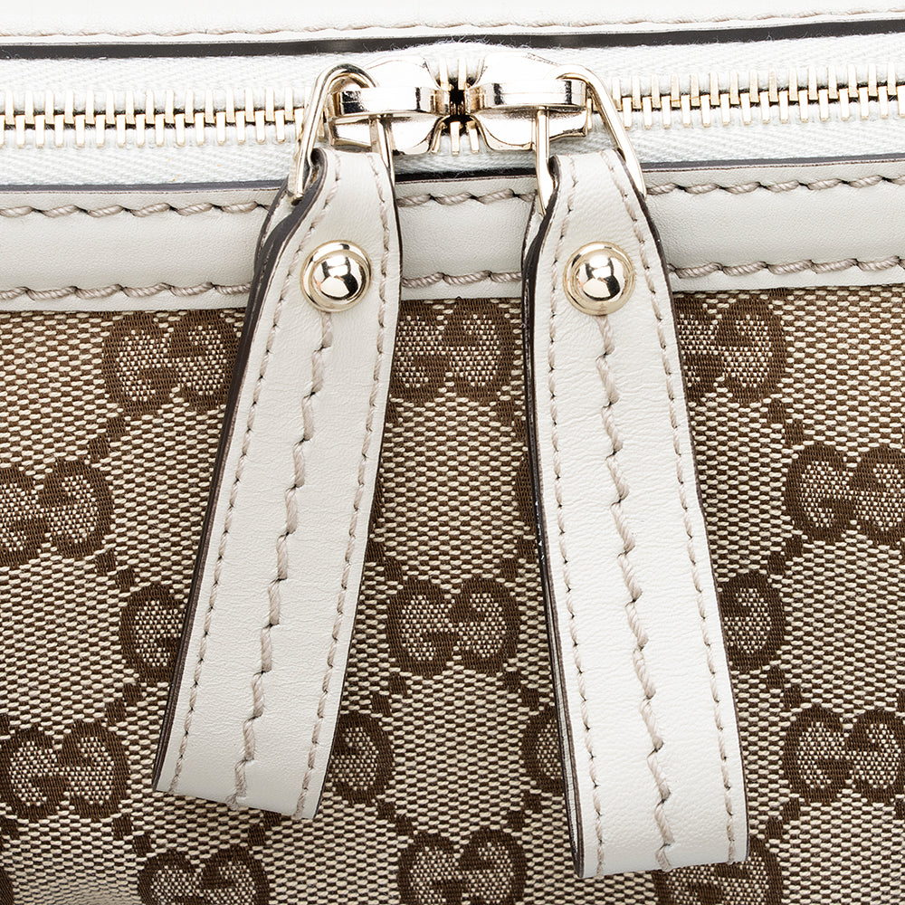 Gucci Gucci Canvas Sukey Top Handle Medium Satchel (SHF-18880)