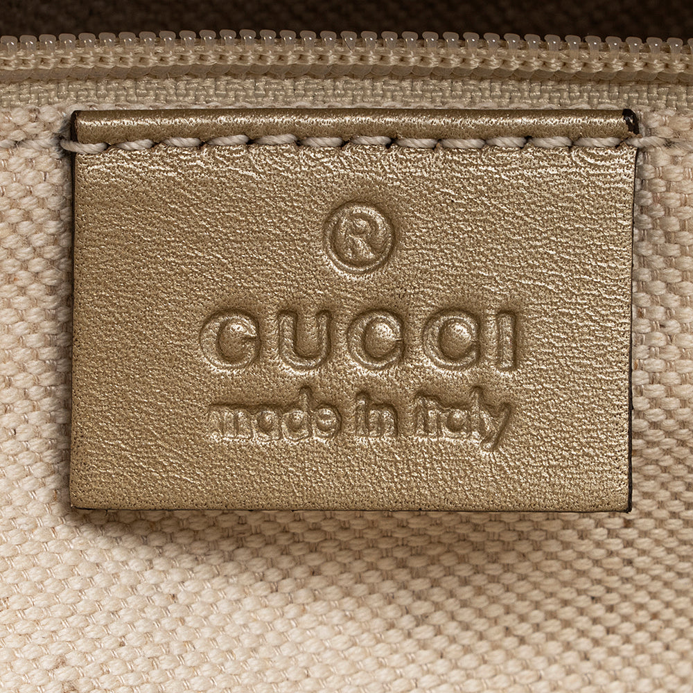Gucci Gucci Canvas Sukey Top Handle Medium Satchel (SHF-20029)