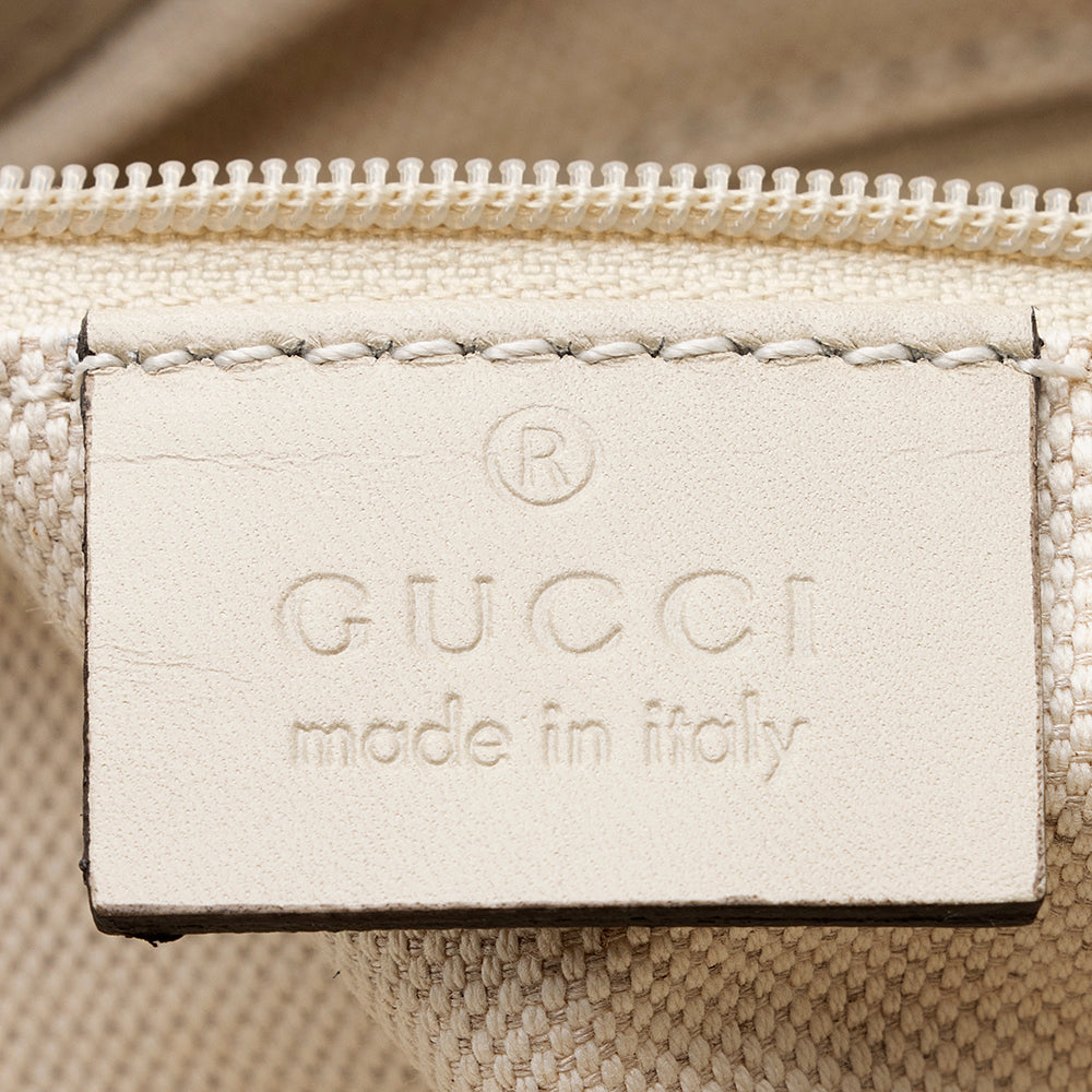 Gucci Gucci Canvas Sukey Top Handle Medium Satchel (SHF-20030)