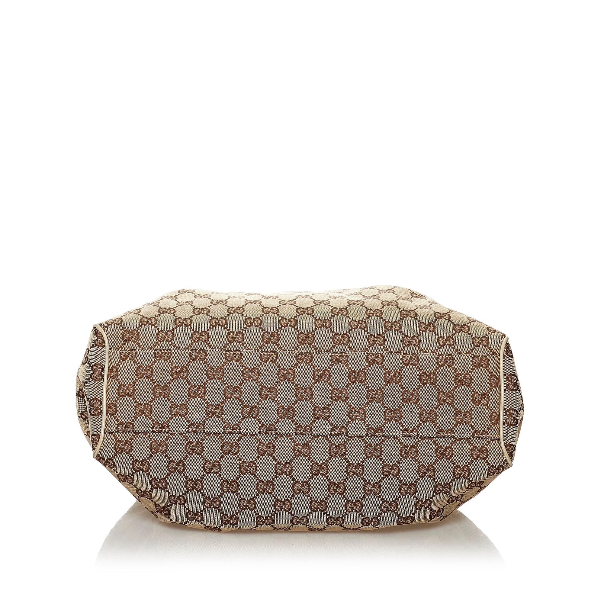 Gucci GG Canvas Sukey Tote Bag (SHG-31571)