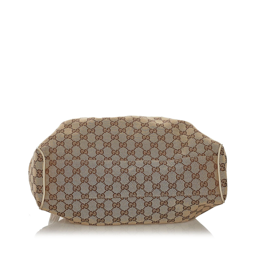 Gucci GG Canvas Sukey Tote Bag (SHG-34077)