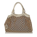 Gucci GG Canvas Sukey Tote Bag (SHG-34077)