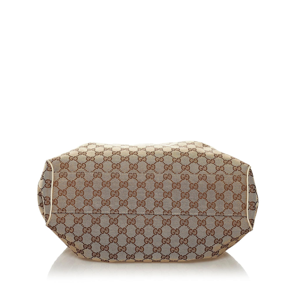 Gucci GG Canvas Sukey Tote Bag (SHG-34120)