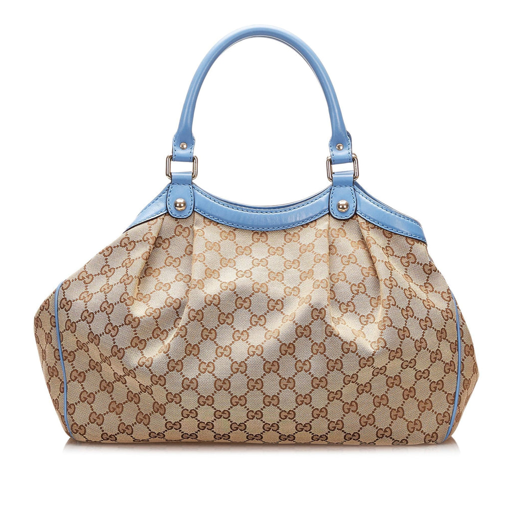 Gucci GG Canvas Sukey Tote Bag (SHG-35500)