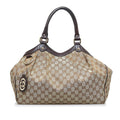 Gucci GG Canvas Sukey Tote Bag (SHG-pqL1Sc)
