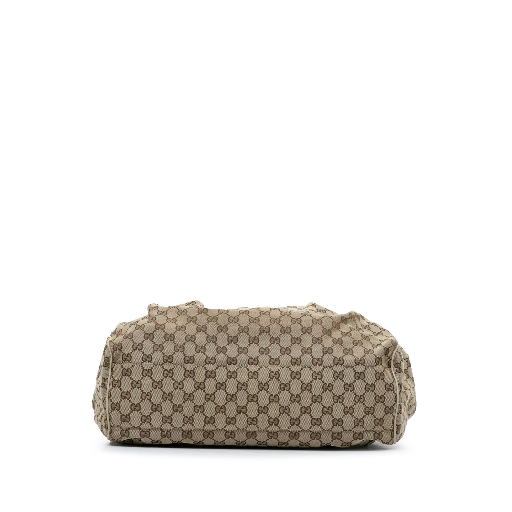 Gucci GG Canvas Sukey Tote (SHG-7pSVx4)