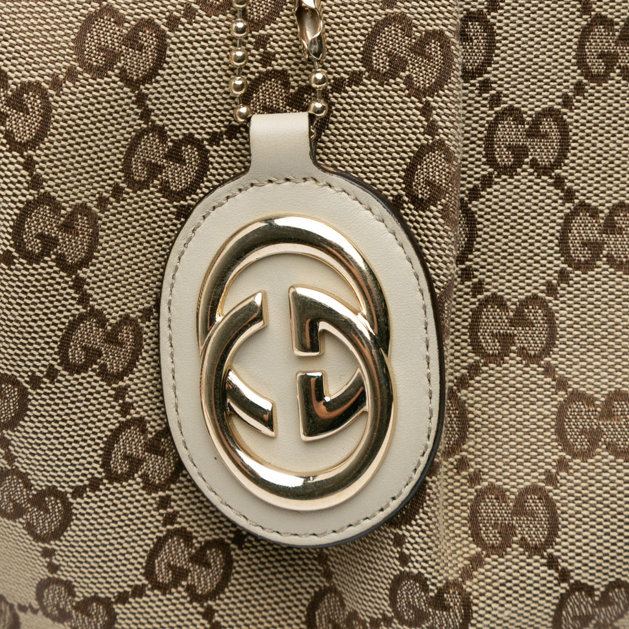 Gucci GG Canvas Sukey Tote (SHG-7pSVx4)