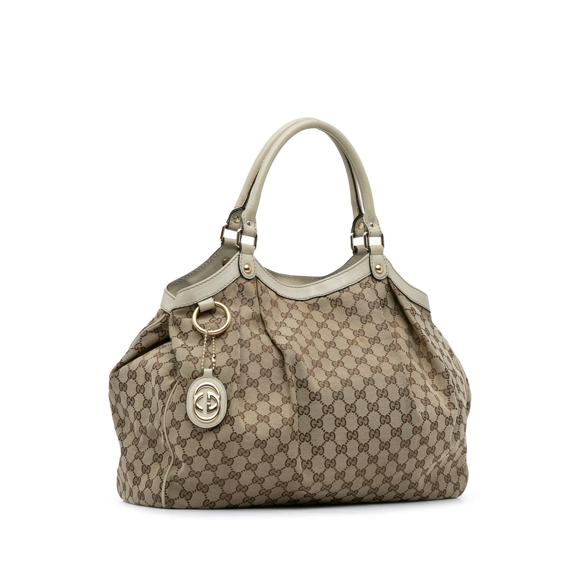 Gucci GG Canvas Sukey Tote (SHG-7pSVx4)