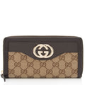 Gucci GG Canvas Sukey Zip Around Wallet (SHF-00zerW)