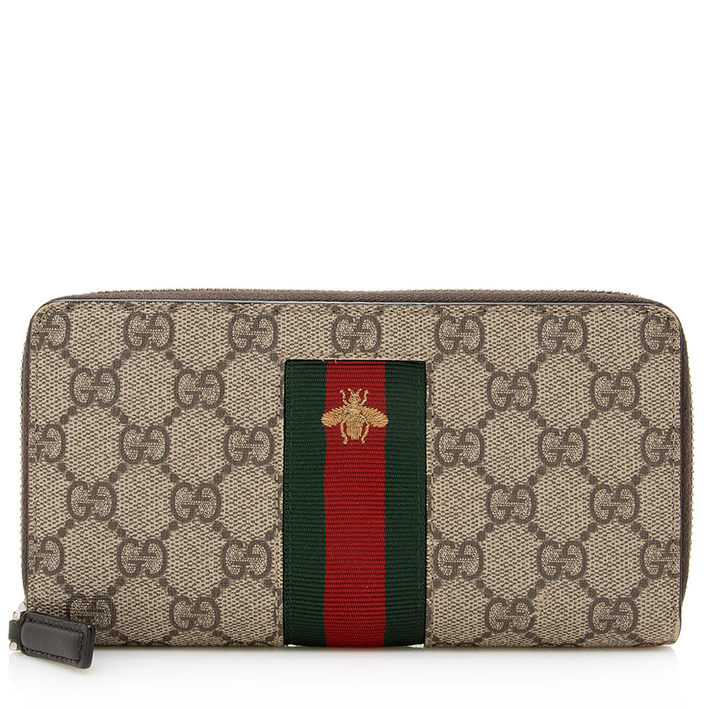 Gucci Gucci Canvas Supreme Long Wallet (SHF-20787)