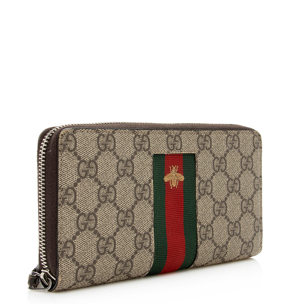 Gucci Gucci Canvas Supreme Long Wallet (SHF-20787)