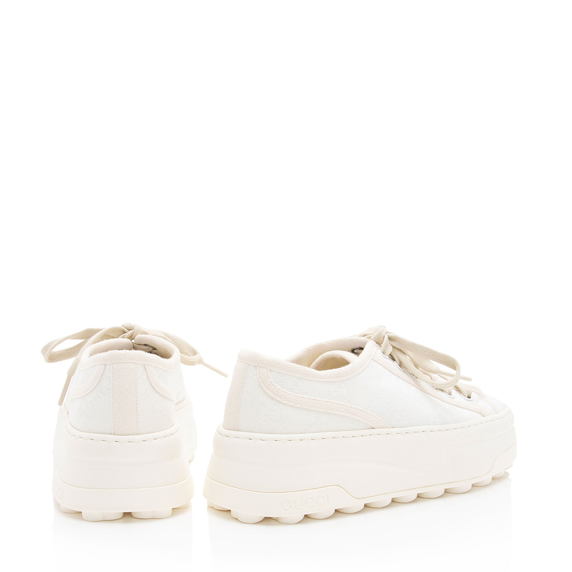 Gucci GG Canvas TLBnis 1977 Platform Sneakers - Size 6.5 / 36.5