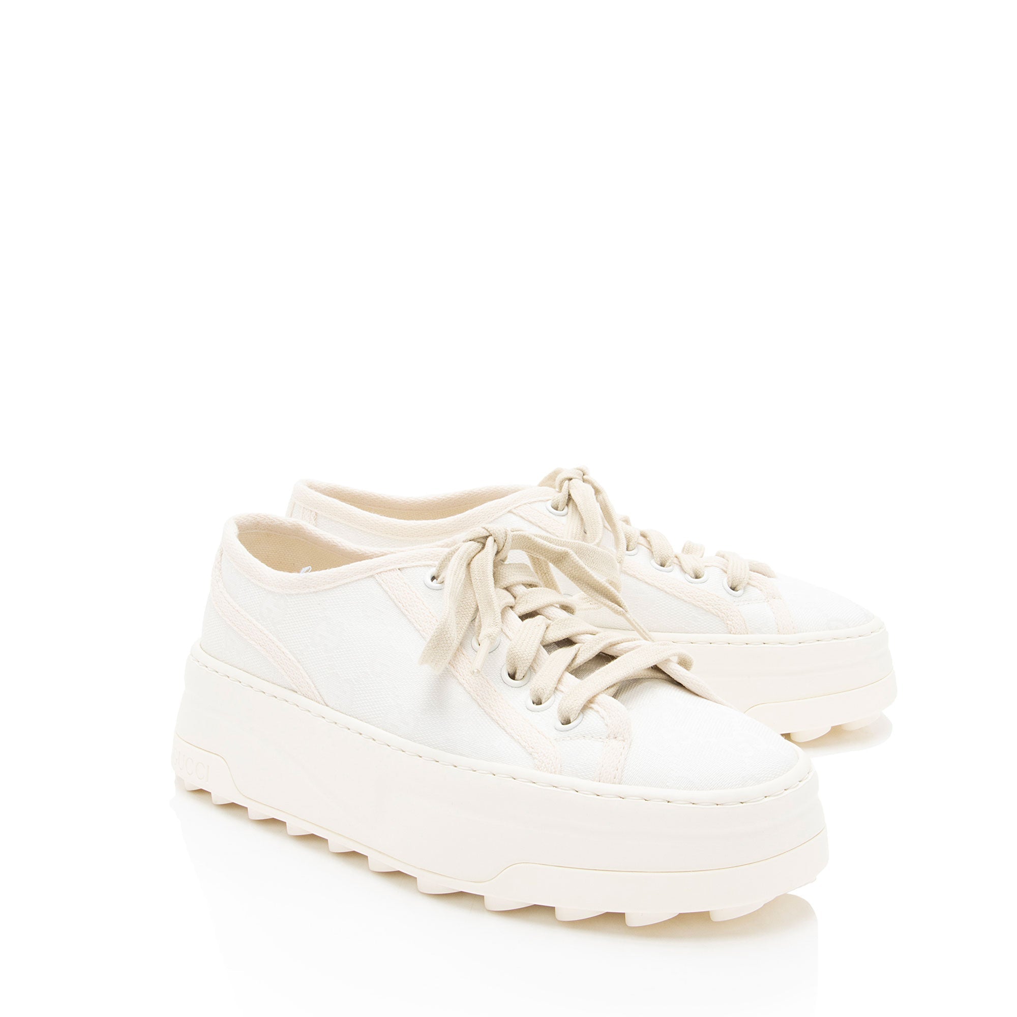 Gucci GG Canvas TLBnis 1977 Platform Sneakers - Size 6.5 / 36.5