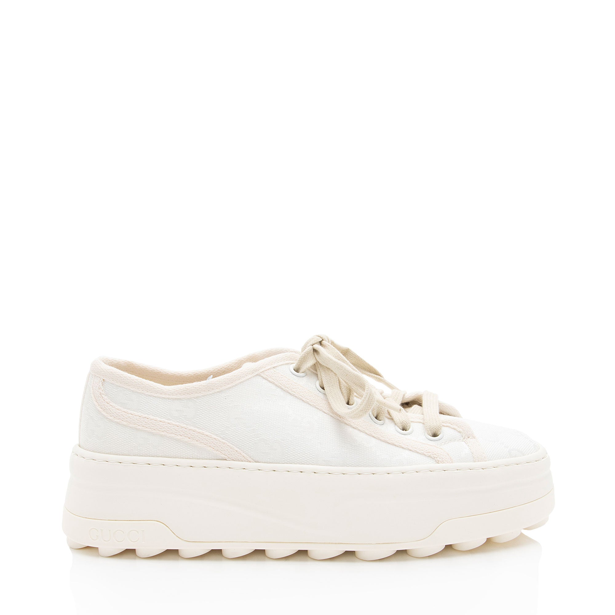 Gucci GG Canvas TLBnis 1977 Platform Sneakers - Size 6.5 / 36.5