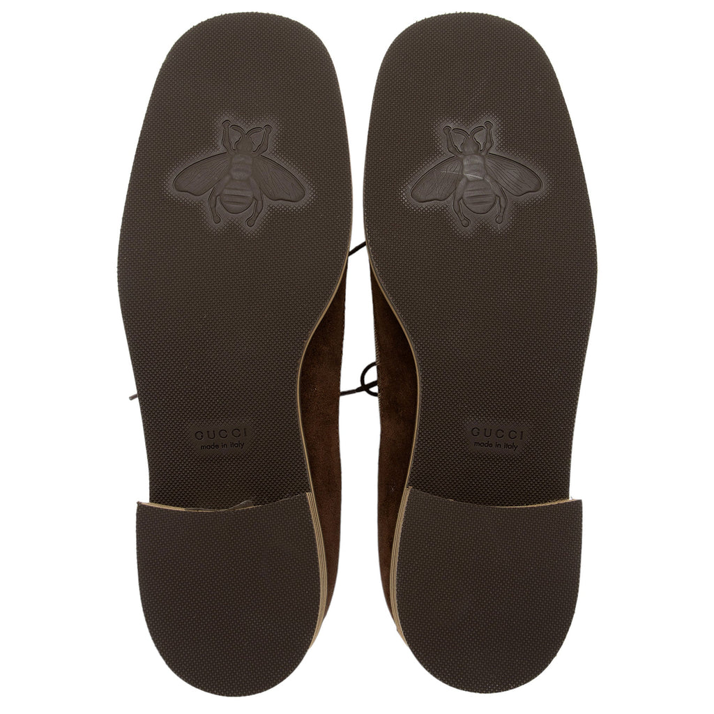 Gucci GG Canvas Thompson Derby Loafers - Size 7 / 37 (SHF-qxTXdU)