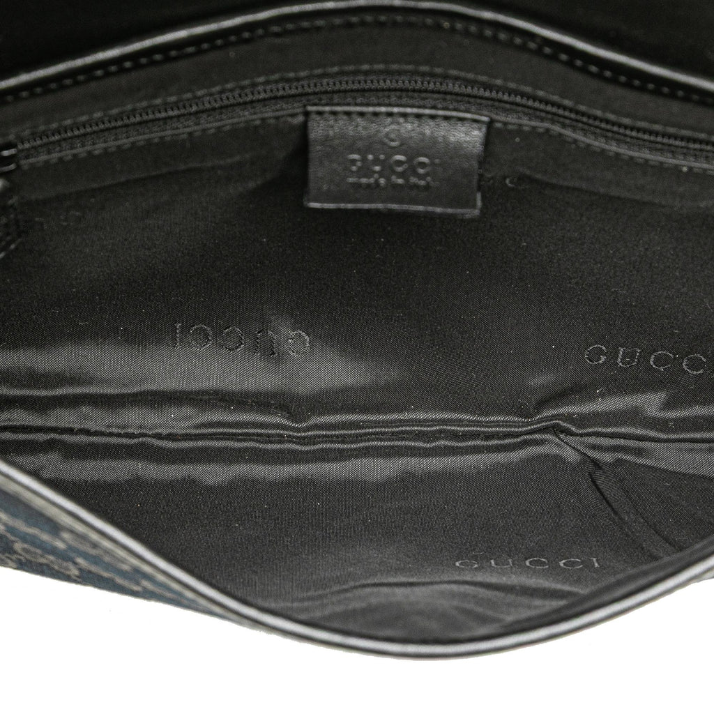 Gucci GG Canvas Tiger Charm Crossbody