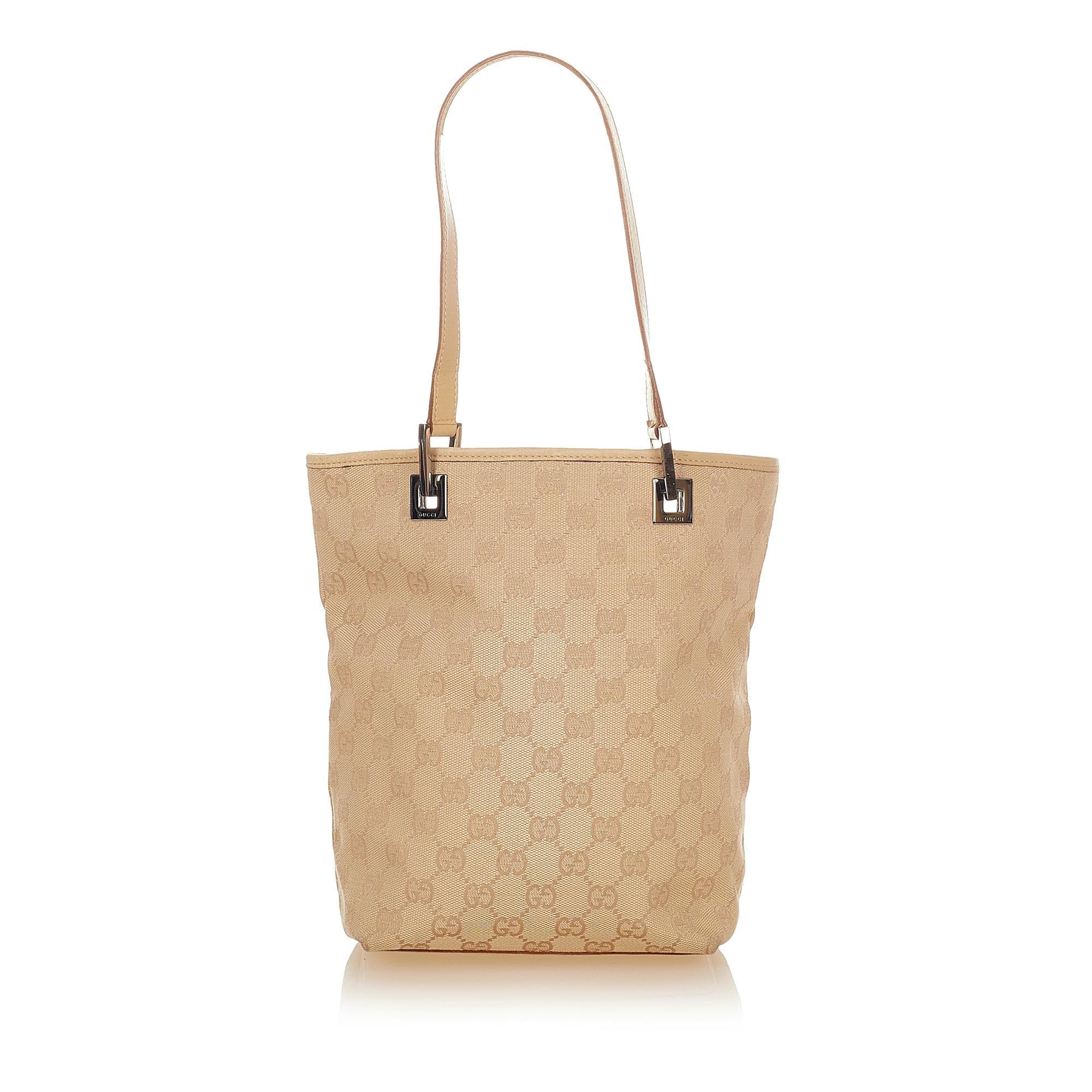 Gucci Gucci Canvas Tote Bag (SHG-25110)