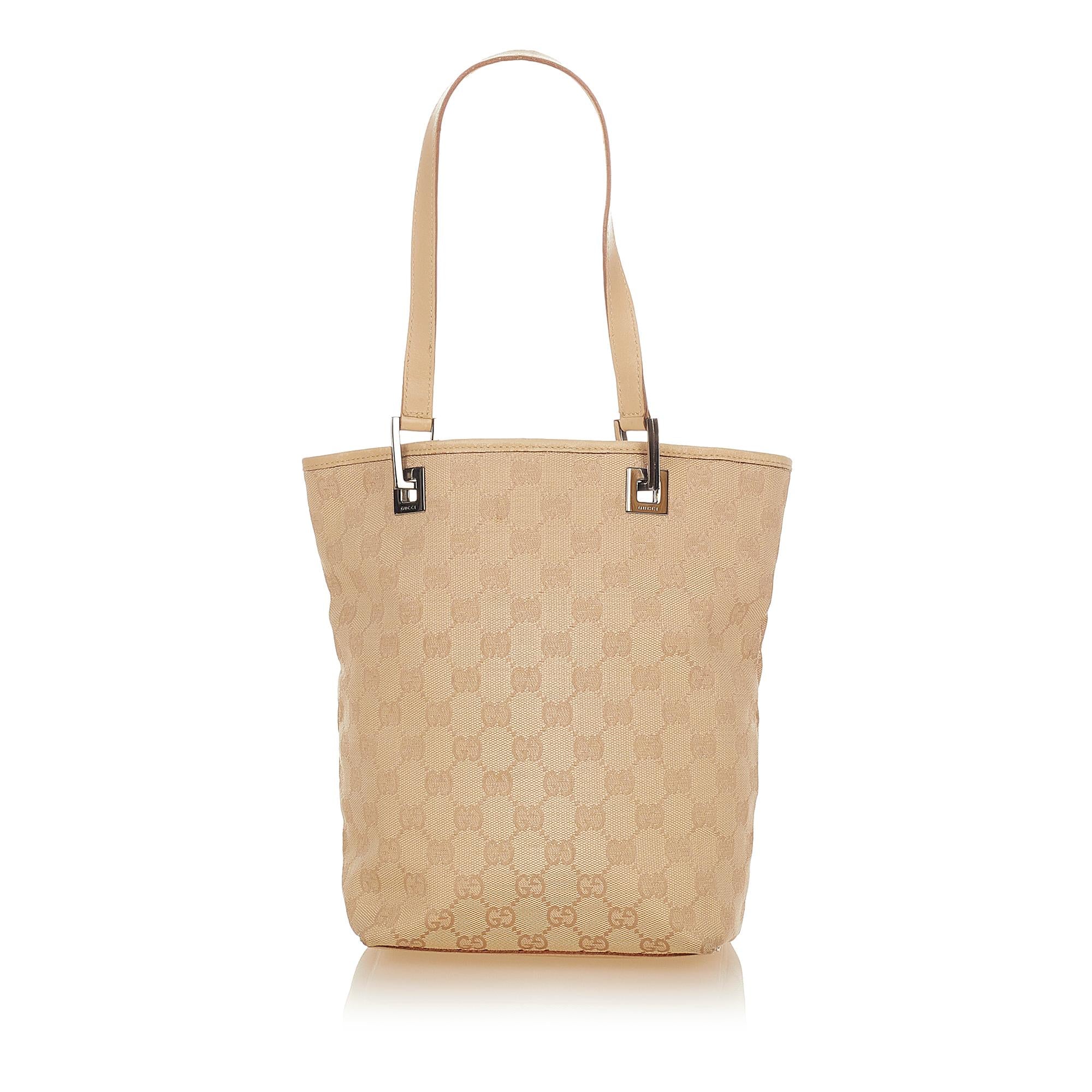 Gucci Gucci Canvas Tote Bag (SHG-25110)