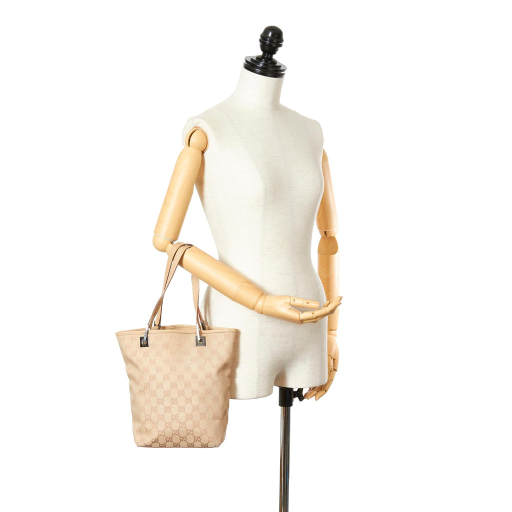 Gucci Gucci Canvas Tote Bag (SHG-25110)