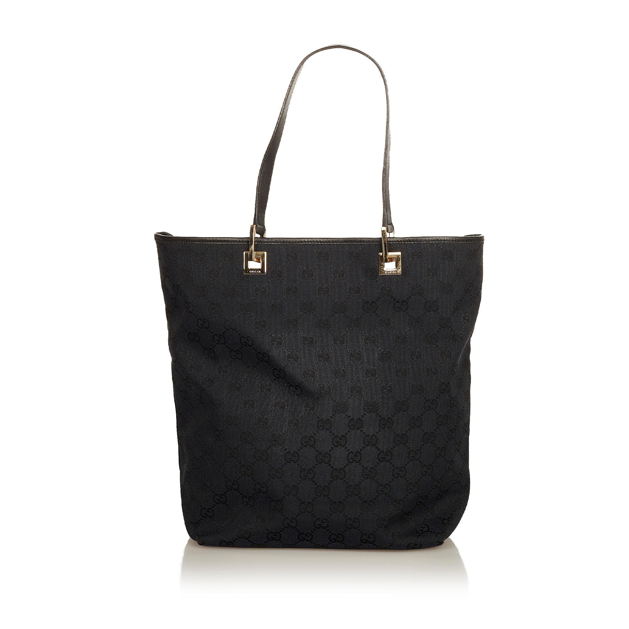 Gucci Gucci Canvas Tote Bag (SHG-25630)