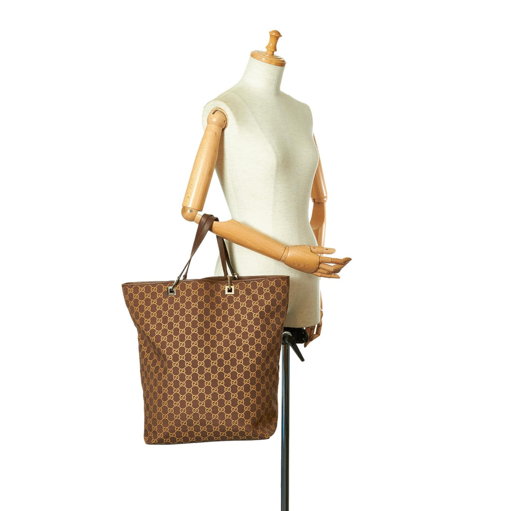 Gucci GG Canvas Tote Bag (SHG-26233)