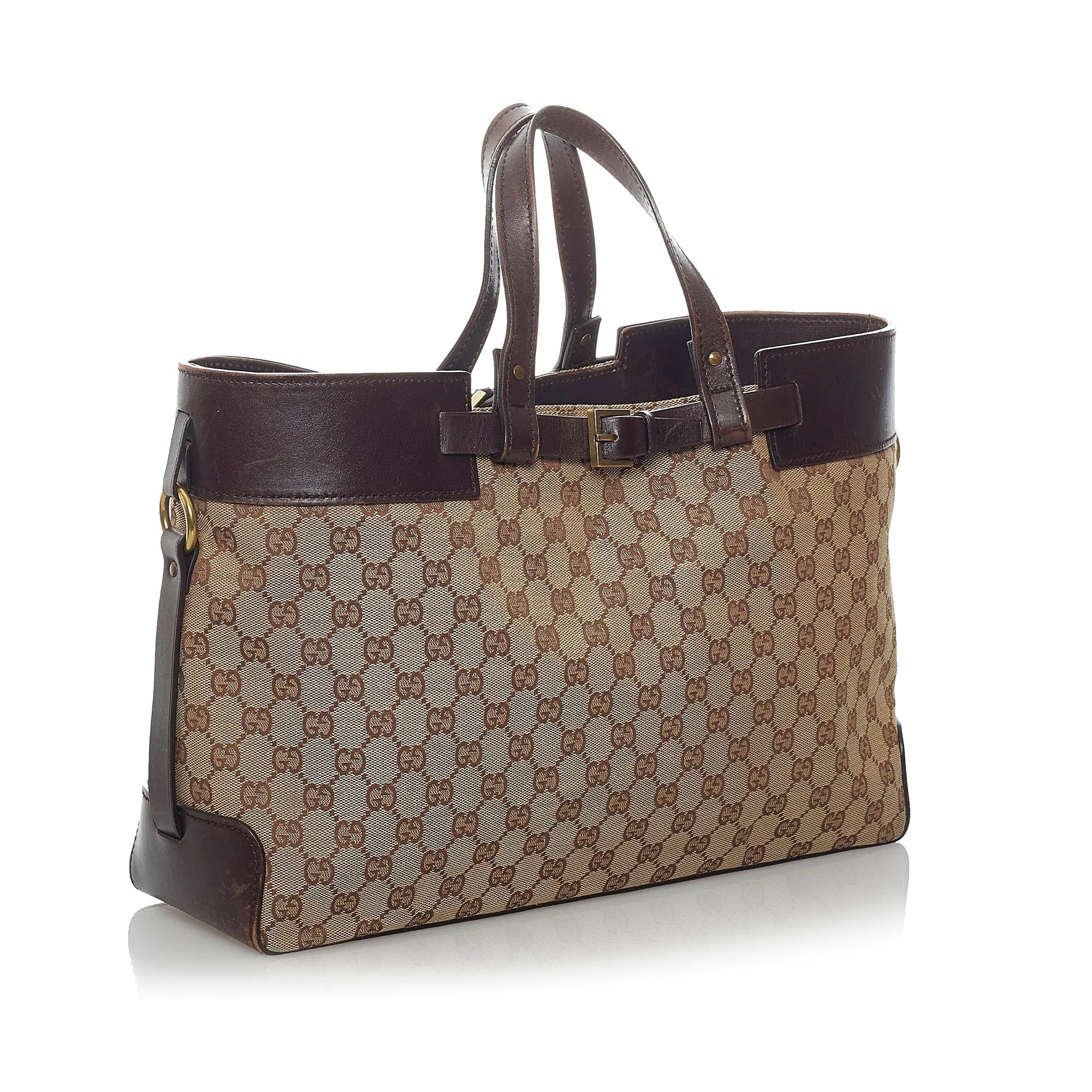 Gucci GG Canvas Tote Bag (SHG-29771)