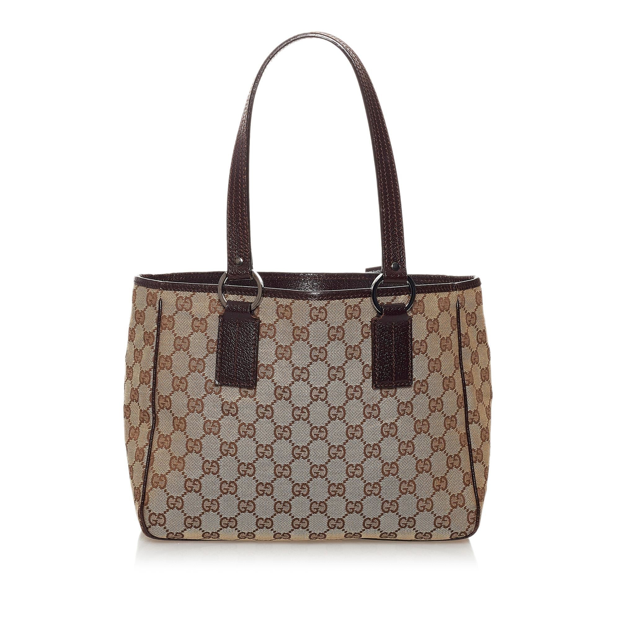 Gucci GG Canvas Tote Bag (SHG-31423)