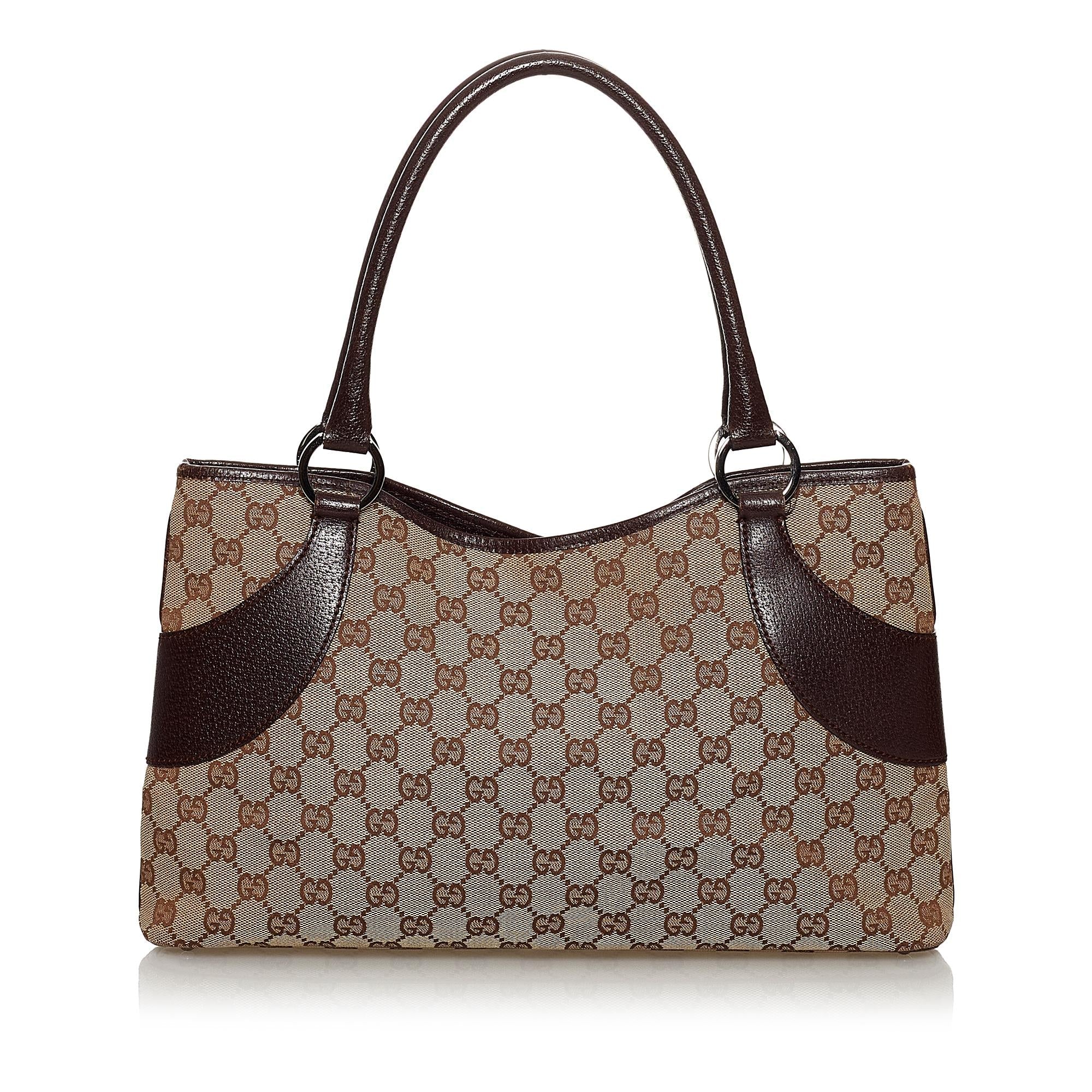 Gucci GG Canvas Tote Bag (SHG-33846)