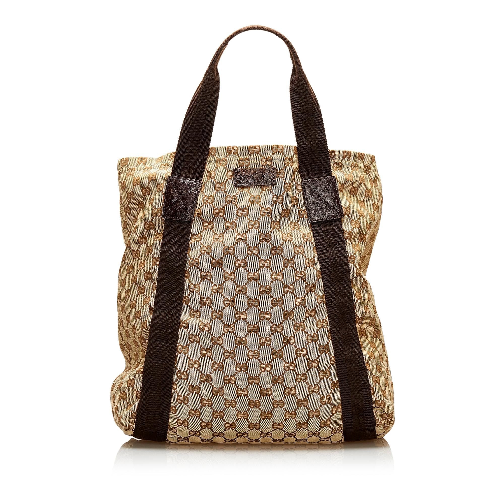 Gucci GG Canvas Tote Bag (SHG-35965)