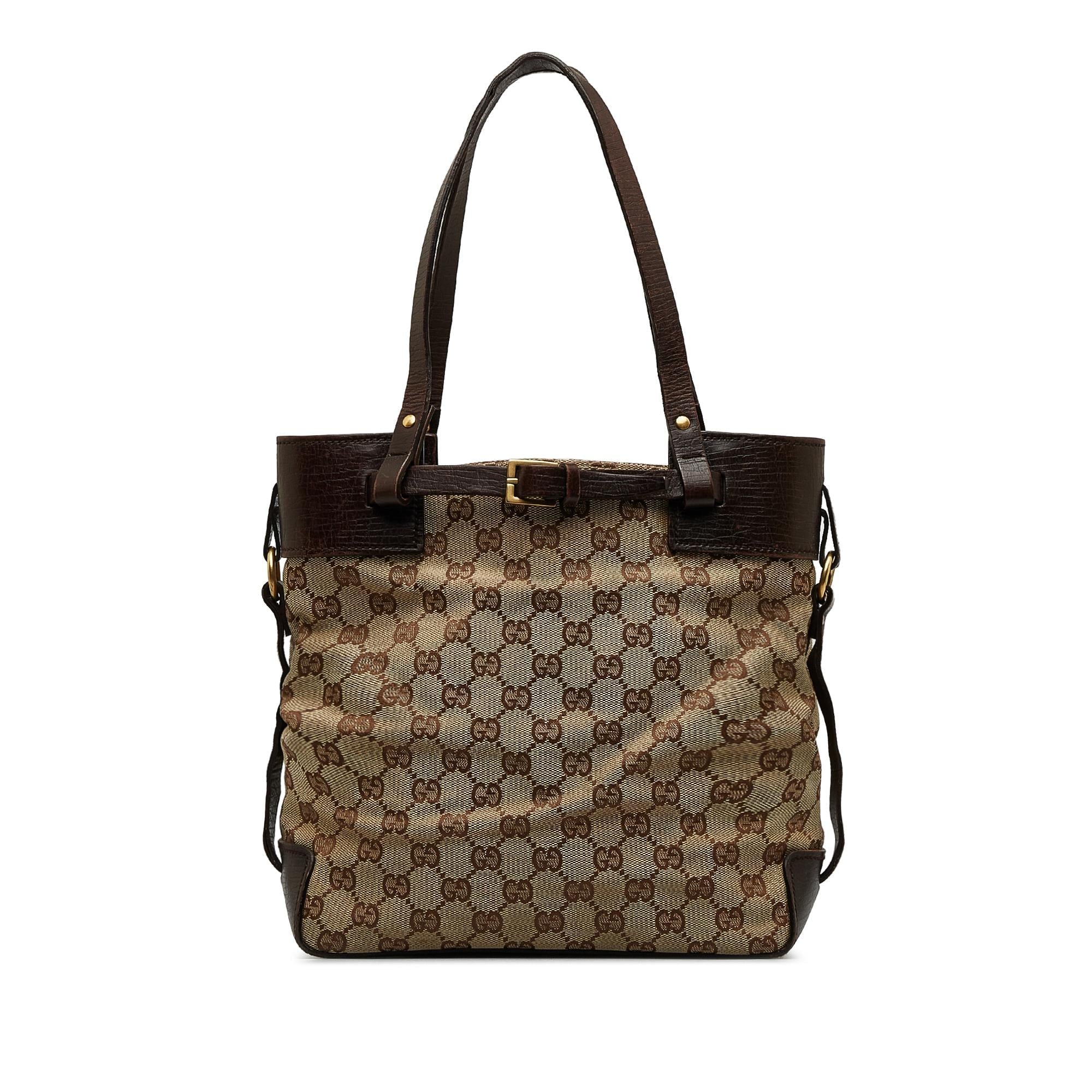 Gucci GG Canvas Tote Bag (SHG-RwdRiO)