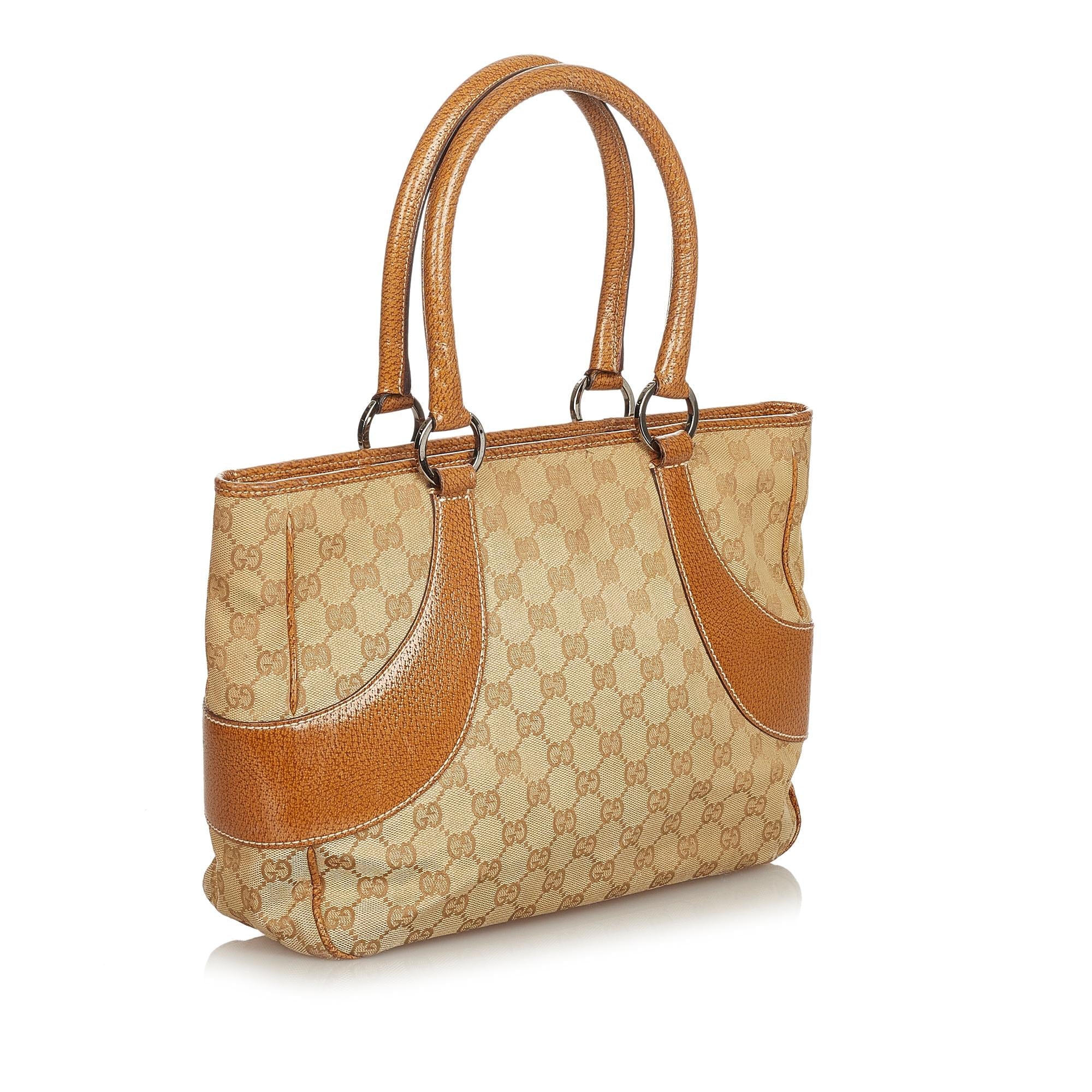 Gucci GG Canvas Tote (SHG-25153)