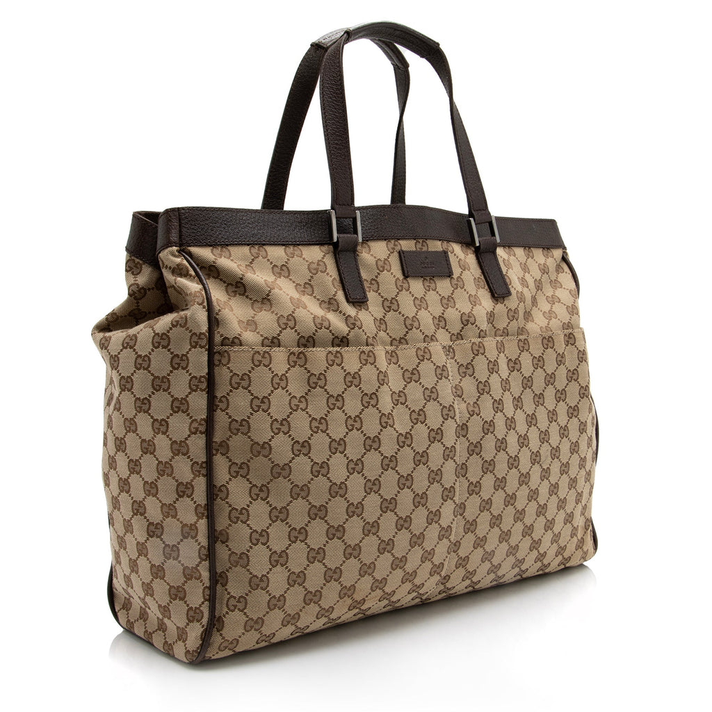 Gucci GG Canvas Tote (SHF-23527)