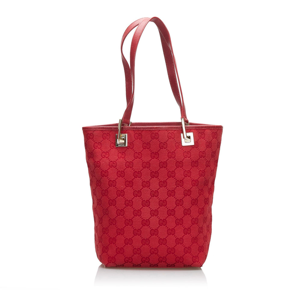 Gucci GG Canvas Tote (SHG-rCUGIB)